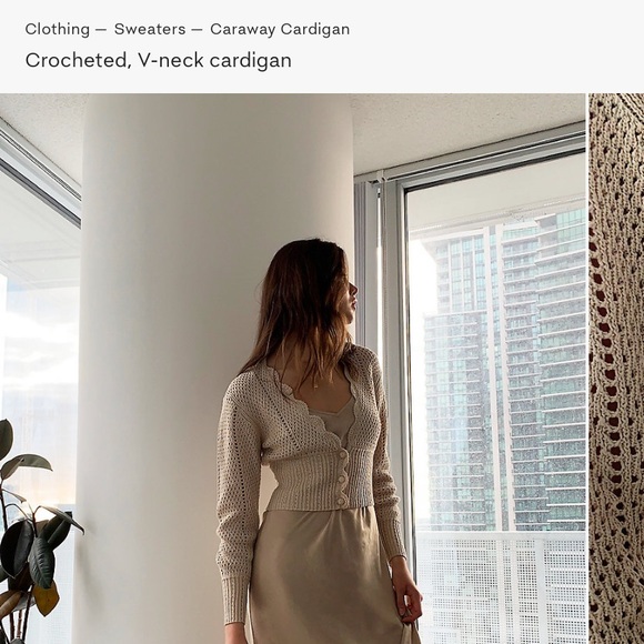 Aritzia Wilfred caraway cardigan NWT - Picture 2 of 4